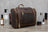 Personalized Hanging Leather Toiletry Bag, Leather Dopp Kit Bag, Groomsmen Gift RockCow Leather Studio