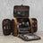 Personalized Hanging Leather Toiletry Bag, Leather Dopp Kit Bag, Groomsmen Gift RockCow Leather Studio