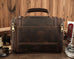 Personalized Leather Dopp Kit, Laser Engraved Men’s Toiletry Bag, Full Grain Leather Toiletry Bag, Gift for Him, Groomsmen RockCow Leather Studio