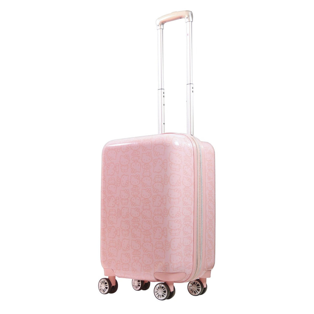 Hello Kitty Pose All Over 22" Hard-Sided Luggage Pink Ful Luggage