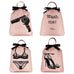 Women's Travel Set 4-pack, Pink/Blush Bag-all
