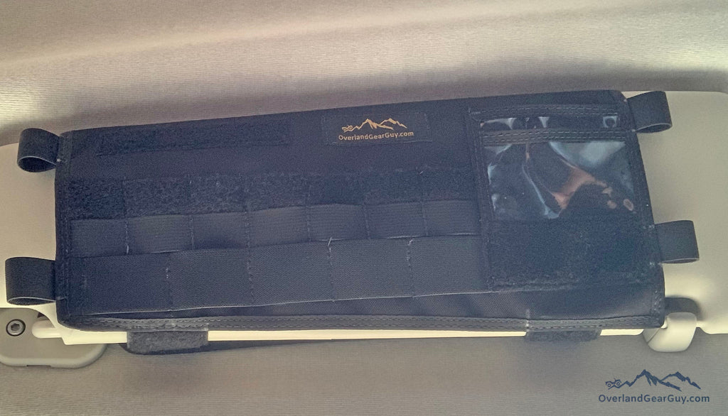 ProMaster Van Sun Visor Organizer (without mirror) Overland Gear Guy