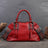 Retro Leather Tote Bag for Women Full Grain Leather Crossbody Bag RockCow Leather Studio