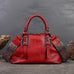Retro Leather Tote Bag for Women Full Grain Leather Crossbody Bag RockCow Leather Studio