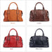 Retro Leather Tote Bag for Women Full Grain Leather Crossbody Bag RockCow Leather Studio