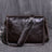 Retro Men Messenger Bag Full Grain Leather Men Shoulder Bag Men Crossbody Bag RockCow Leather Studio