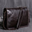 Retro Men Messenger Bag Full Grain Leather Men Shoulder Bag Men Crossbody Bag RockCow Leather Studio