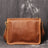 Retro Men Messenger Bag Full Grain Leather Men Shoulder Bag Men Crossbody Bag RockCow Leather Studio