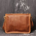 Retro Men Messenger Bag Full Grain Leather Men Shoulder Bag Men Crossbody Bag RockCow Leather Studio