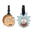 Rick and Morty Heads Luggage Tags Set Ful Luggage