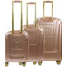Disney Mickey Mouse Rolling Suitcases 3 Piece Set Rose Gold Ful Luggage