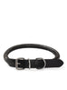 Rolled Leather Dog Collar Classy Leather Bags