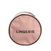 Round Lingerie Case, Pink/Blush Bag-all
