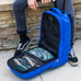 Royal Blue Leather Carry-On Roller Bag (Only 150 Made) Sole Premise