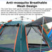 Goture Outdoor Camping Tent 2-6 People Portable Folding Automatic Tent Beach Fishing Family Travel  Park Anti-UV Shade Social Buzz eSIMs