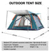 Goture Outdoor Camping Tent 2-6 People Portable Folding Automatic Tent Beach Fishing Family Travel  Park Anti-UV Shade Social Buzz eSIMs