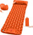 Outdoor Camping Sleeping Pad Folding Sleep Mat Beach Inflat Mattress with Pillows Ultralight Air Mat Travel Hiking New Social Buzz eSIMs