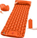 Outdoor Camping Sleeping Pad Folding Sleep Mat Beach Inflat Mattress with Pillows Ultralight Air Mat Travel Hiking New Social Buzz eSIMs