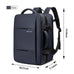 Heroic Knight Travel Backpack Men Business Backpack School Expandable USB Bag Large Capacity 15.6 Laptop Waterproof Backpack Bag Social Buzz eSIMs