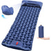 Outdoor Camping Sleeping Pad Folding Sleep Mat Beach Inflat Mattress with Pillows Ultralight Air Mat Travel Hiking New Social Buzz eSIMs