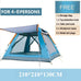 Goture Outdoor Camping Tent 2-6 People Portable Folding Automatic Tent Beach Fishing Family Travel  Park Anti-UV Shade Social Buzz eSIMs