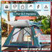 Goture Outdoor Camping Tent 2-6 People Portable Folding Automatic Tent Beach Fishing Family Travel  Park Anti-UV Shade Social Buzz eSIMs