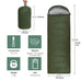 Camping Sleeping Bag Ultralight Waterproof 4 Seasons Warm Envelope Type Sleeping Bag for Outdoor Hiking Backpacking Travel Social Buzz eSIMs