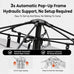 Sonuto Outdoor 3-4P One-Touch Camping Tent Quick Automatic Opening Beach Fishing Tent Family Travel Picnic Park Anti-UV Shade Social Buzz eSIMs