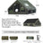 Outdoor Camping Inflatable Tent 4 season tent Portable House Quick Setup for Travel Picnic BBQ with Storage Bag Air Pump Social Buzz eSIMs