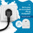 South Africa to Europe Schuko - Type E/F - Travel Plug Adapter - Grounded (SA-EU) Ceptics