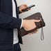 Lupus Leather Clutch Bag - LuggageDesigners