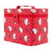Sanrio Hello Kitty Red Polka Dot Cosmetic Case with Mirror Ful Luggage