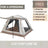Goture Outdoor Camping Tent 2-6 People Portable Folding Automatic Tent Beach Fishing Family Travel  Park Anti-UV Shade Social Buzz eSIMs