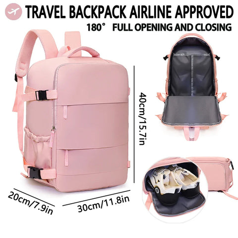 Travel Backpack Airline Approved Easyjet Wizz Air Large Capacity, Lightweight, Short Distance Business Travel Computer Backpack Social Buzz eSIMs
