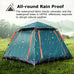 Goture Outdoor Camping Tent 2-6 People Portable Folding Automatic Tent Beach Fishing Family Travel  Park Anti-UV Shade Social Buzz eSIMs