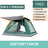 Goture Outdoor Camping Tent 2-6 People Portable Folding Automatic Tent Beach Fishing Family Travel  Park Anti-UV Shade Social Buzz eSIMs