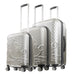 Disney Mickey Mouse Rolling Suitcases 3 Piece Set Silver Ful Luggage
