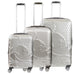 Disney Mickey Mouse Rolling Suitcases 3 Piece Set Silver Ful Luggage
