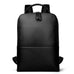 Skald Black Pebbled Leather Backpack | Slim Black Leather Backpack STEEL HORSE LEATHER