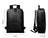 Skald Black Pebbled Leather Backpack | Slim Black Leather Backpack STEEL HORSE LEATHER