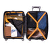 Black Hardcase Roller Luggage Set (28', 24' and 20') Sole Premise