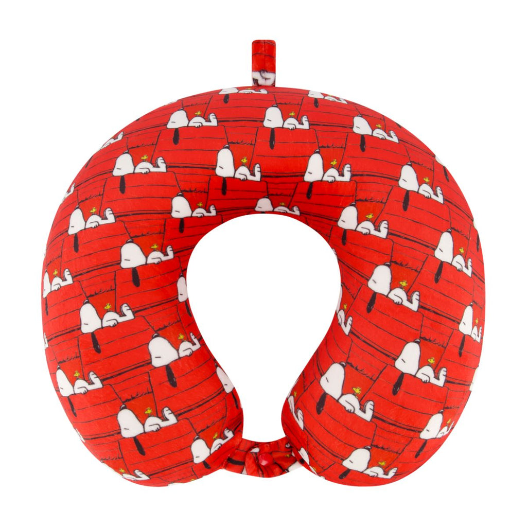 Peanuts Snoopy Dog House Memory Foam Travel Neck Pillow Ful Luggage