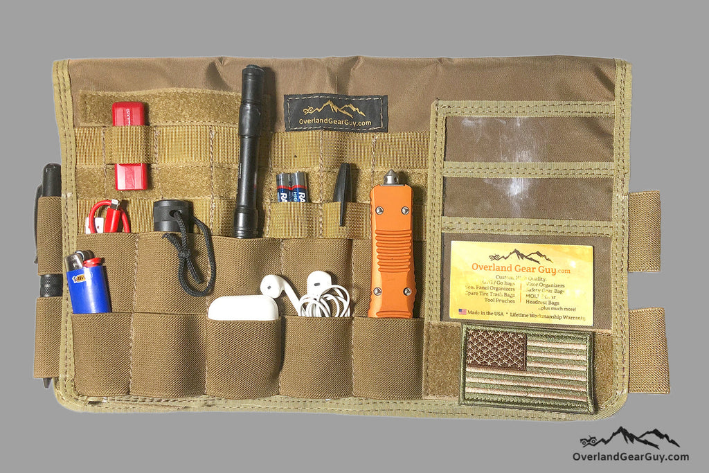 Sprinter Sun Visor Organizer (without mirror) Overland Gear Guy