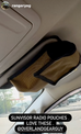 Sun Visor Radio Pouch Overland Gear Guy