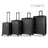 TUCCI Italy MOZZAFIATO 4 Piece Travel Luggage Suitcase Set (20", 24", 28", 32")