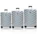 TUCCI Italy DISINVOLTA Fabric 3 PC 20", 24", 28" Luggage Suitcase Set Tucci