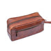 The Single Section Toiletry- Brown Classy Leather Bags