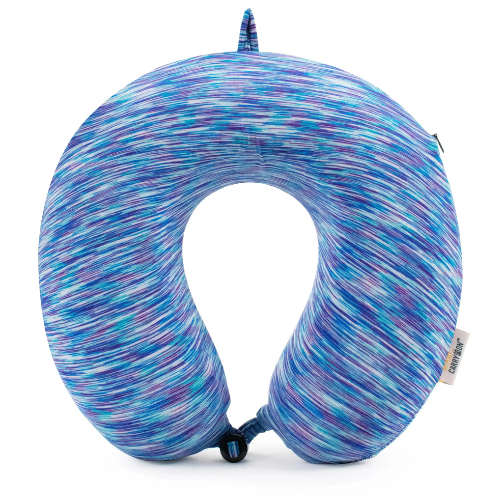 Space Dye Memory Foam Neck Pillow Travellty