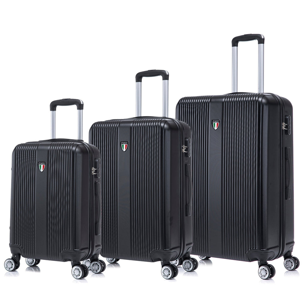 TUCCI Italy LUSTRIA 3PC Hardside Luggage Set (20", 24", 28") Tucci