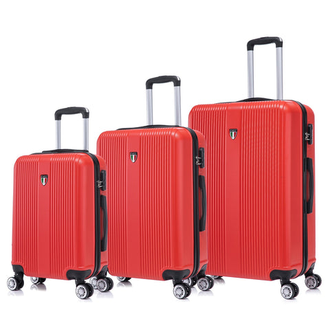 TUCCI Italy LUSTRIA 3PC Hardside Luggage Set (20", 24", 28") Tucci